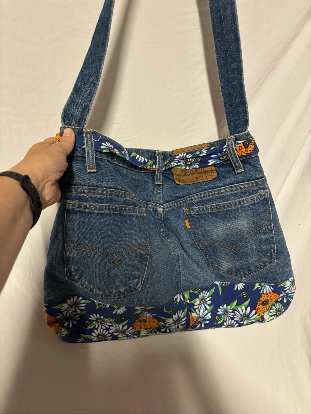 Levi’s Upstyles Denim Jeans Handmade Purse